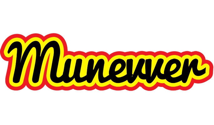 Munevver flaming logo