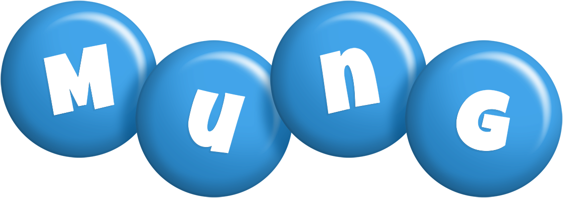 Mung candy-blue logo