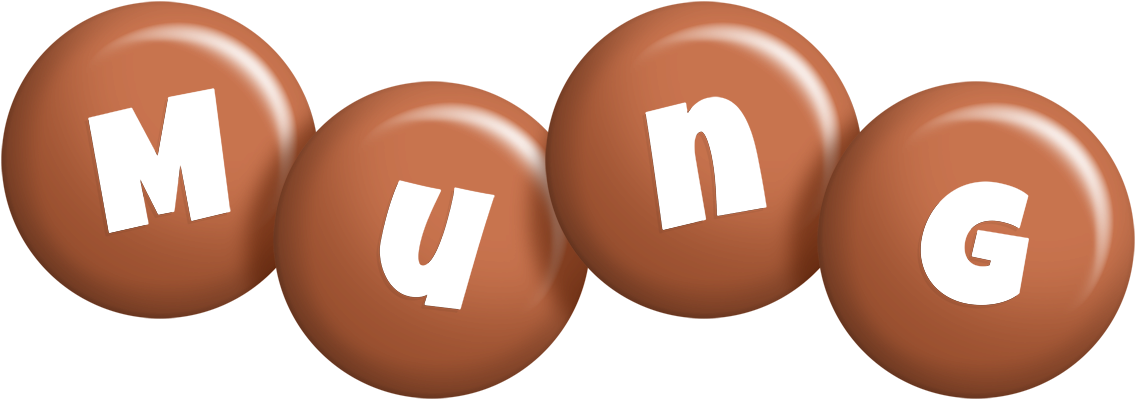 Mung candy-brown logo
