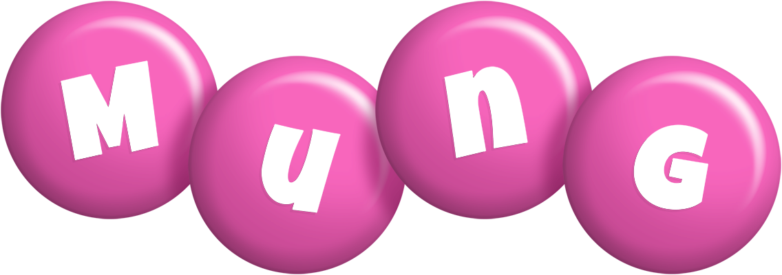 Mung candy-pink logo