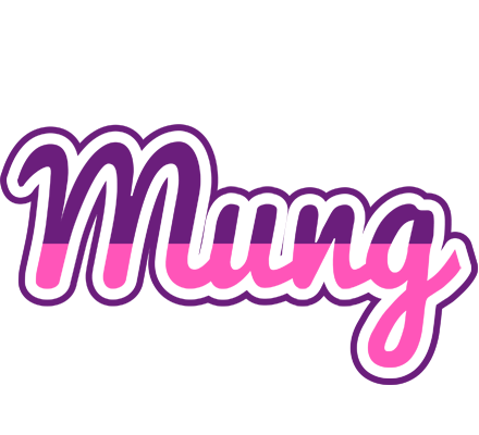 Mung cheerful logo