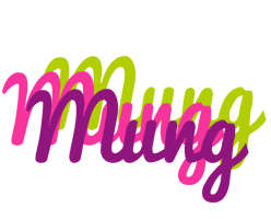 Mung flowers logo