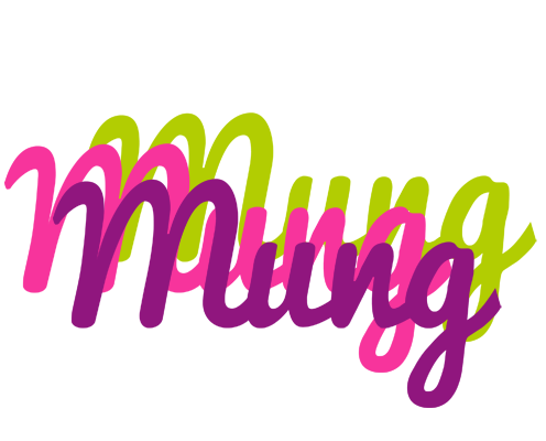 Mung flowers logo
