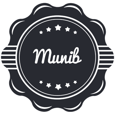 Munib badge logo