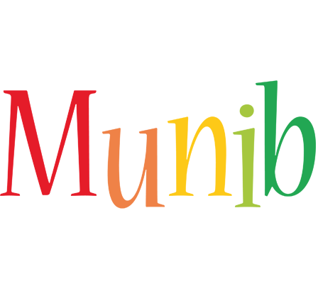 Munib birthday logo