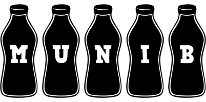 Munib bottle logo