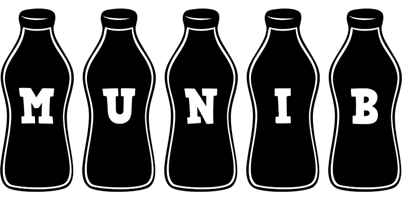 Munib bottle logo