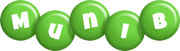 Munib candy-green logo