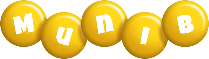 Munib candy-yellow logo