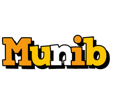 Munib cartoon logo