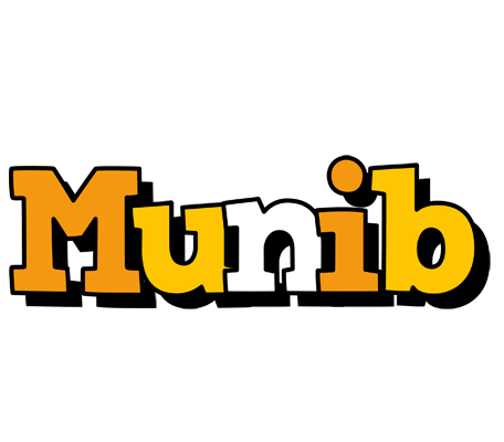 Munib cartoon logo