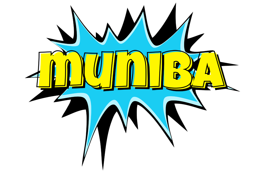Muniba amazing logo