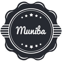 Muniba badge logo