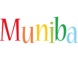 Muniba birthday logo