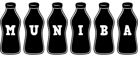 Muniba bottle logo