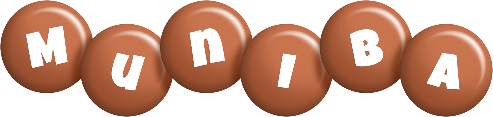 Muniba candy-brown logo