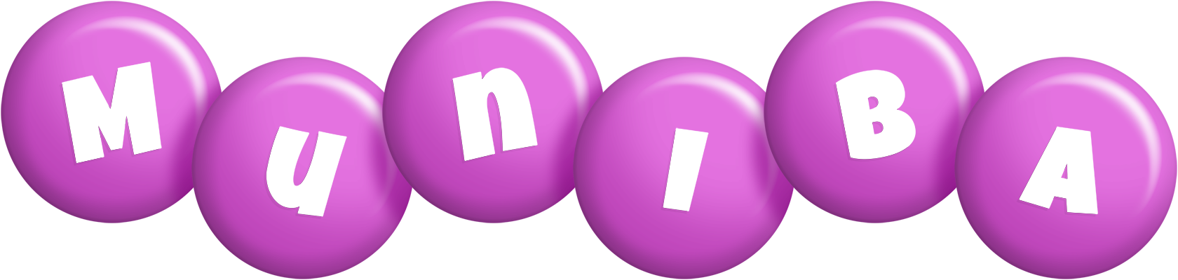 Muniba candy-purple logo