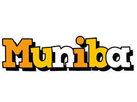 Muniba cartoon logo