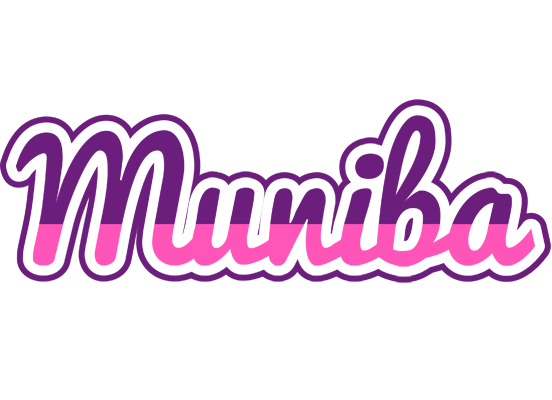 Muniba cheerful logo