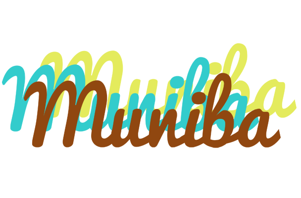 Muniba cupcake logo