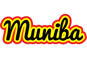 Muniba flaming logo