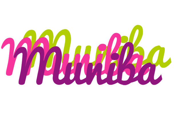 Muniba flowers logo