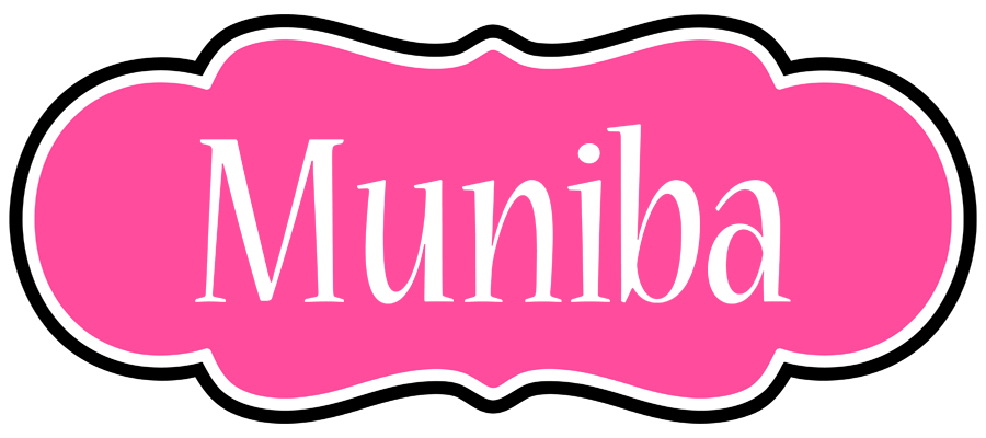 Muniba invitation logo