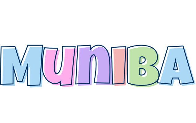 Muniba pastel logo