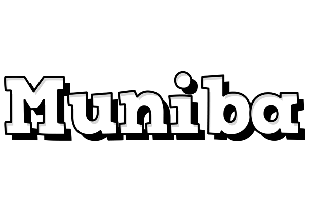 Muniba snowing logo