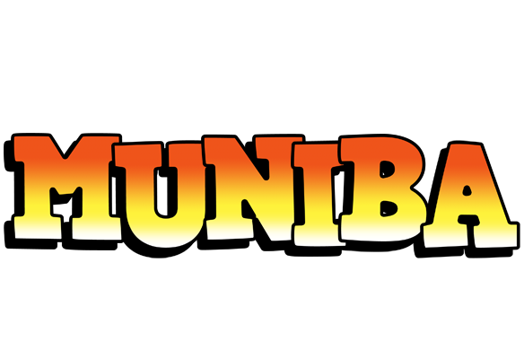 Muniba sunset logo