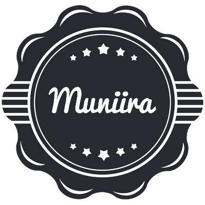 Muniira badge logo