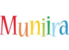 Muniira birthday logo