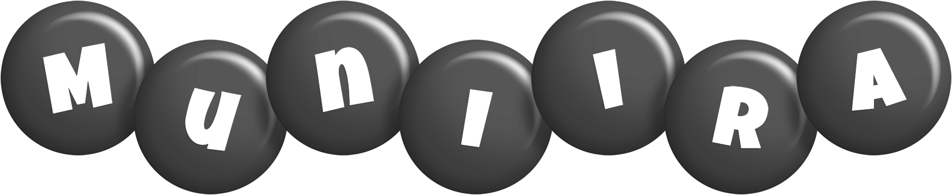 Muniira candy-black logo