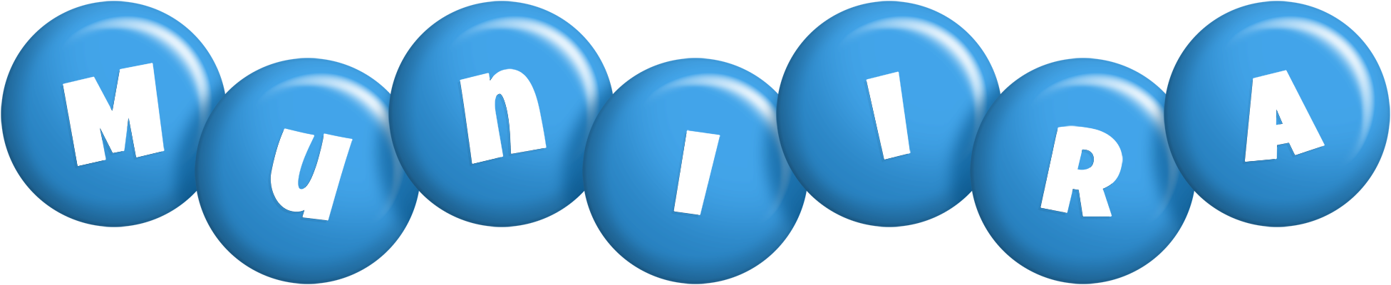 Muniira candy-blue logo