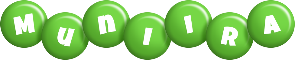 Muniira candy-green logo