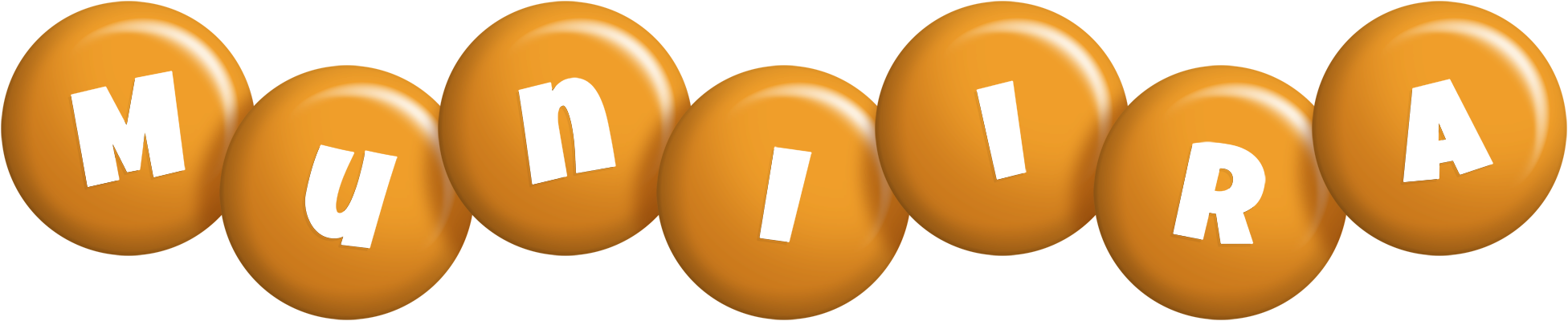 Muniira candy-orange logo