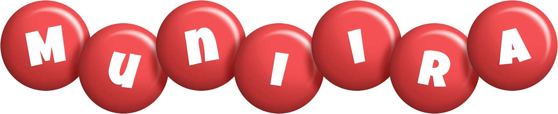 Muniira candy-red logo