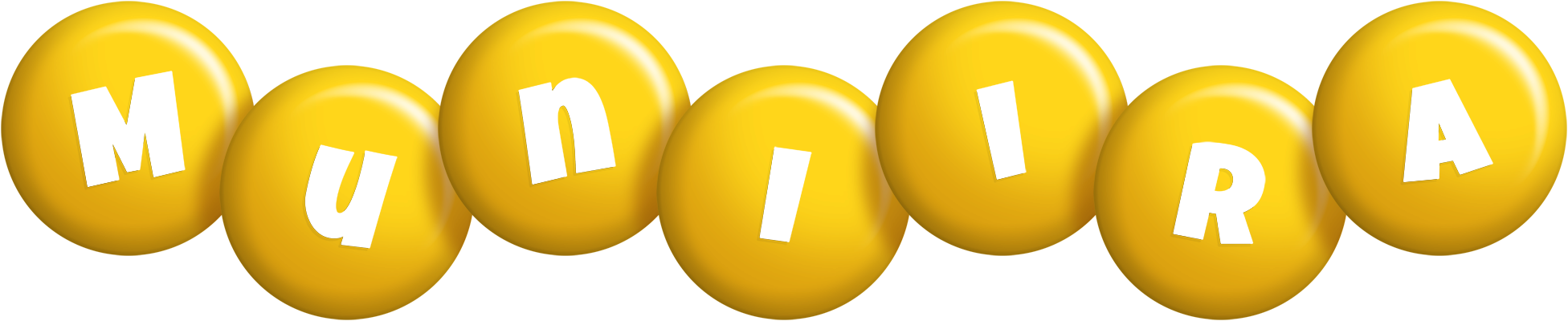 Muniira candy-yellow logo