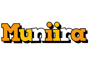 Muniira cartoon logo