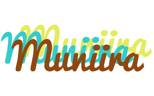 Muniira cupcake logo