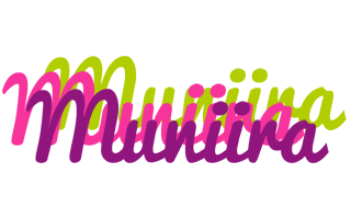 Muniira flowers logo