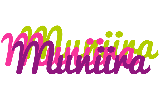 Muniira flowers logo