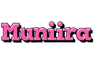 Muniira girlish logo