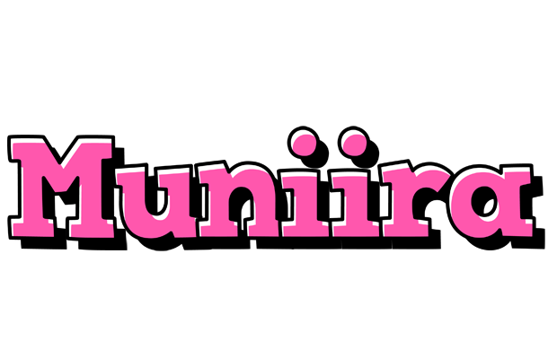 Muniira girlish logo