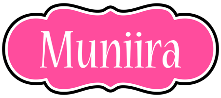 Muniira invitation logo