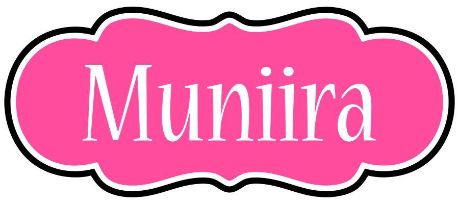 Muniira invitation logo