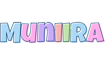 Muniira pastel logo