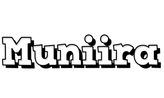 Muniira snowing logo