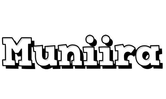 Muniira snowing logo