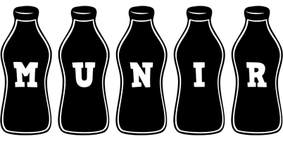 Munir bottle logo